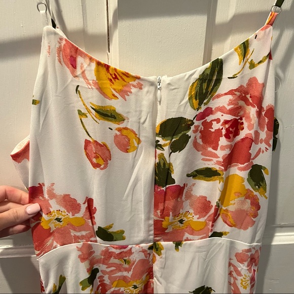 White Spring Floral Maxi Dress - Picture 6 of 10